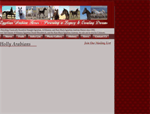 Tablet Screenshot of hollyarabians.com
